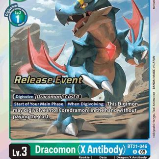 Dracomon (X Antibody) - World Convergence Release Event Cards (BT21_PR)