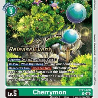Cherrymon - World Convergence Release Event Cards (BT21_PR)