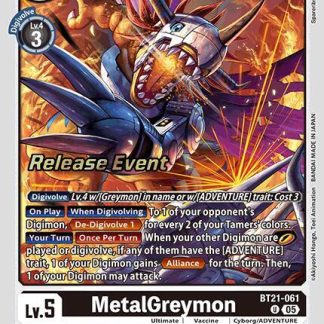 MetalGreymon - World Convergence Release Event Cards (BT21_PR)