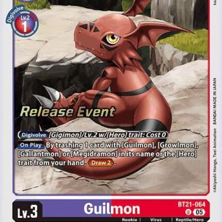 Guilmon - World Convergence Release Event Cards (BT21_PR)