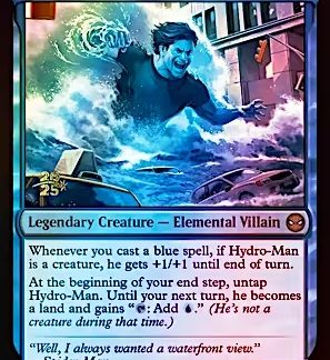 Hidroman, felón fluido (Prerelease Foil)