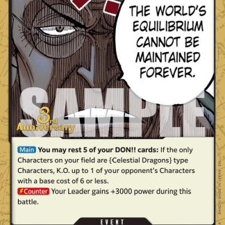 The World's Equilibrium Cannot Be Maintained Forever - Carrying On His Will: 3rd Anniversary Tournament Cards