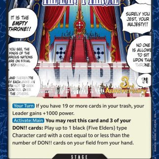 The Empty Throne - Carrying On His Will: 3rd Anniversary Tournament Cards
