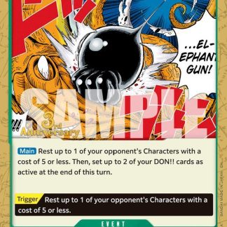 Gum-Gum Elephant Gun - Carrying On His Will: 3rd Anniversary Tournament Cards