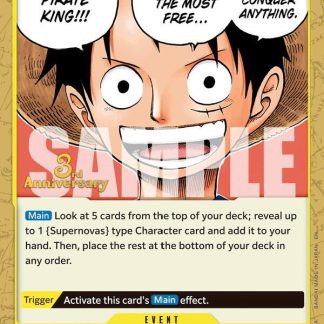 The One Who Is the Most Free Is the Pirate King!!! - Carrying On His Will: 3rd Anniversary Tournament Cards
