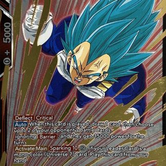 SSB Vegeta, for the Universe's Survival (Event Pack 09) (Alternate Foil) - BT16-012