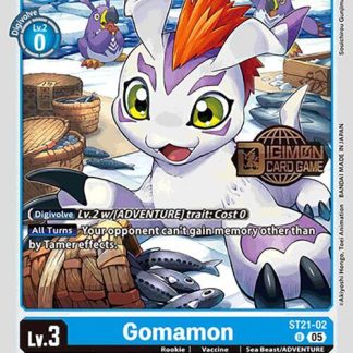 Gomamon - Starter Deck 21: Hero of Hope Release Event Cards