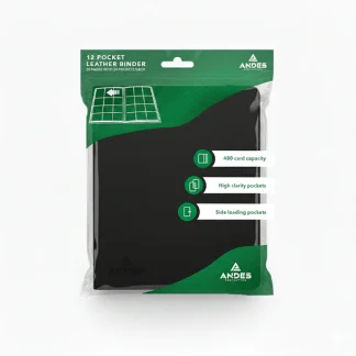 Andes Protection Leather Binder 12 Pocket - 480