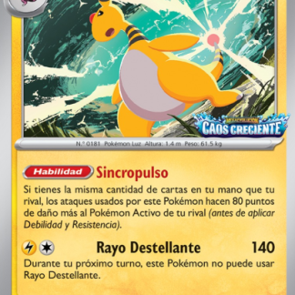 Ampharos MEP 075 – Prerelease Promo + Prerelease Pack (Español)