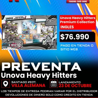 Preventa Unova Heavy Hitters Premium Collection Inglés