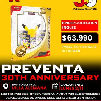 Preventa 30th Celebration - Binder Collection Ingles