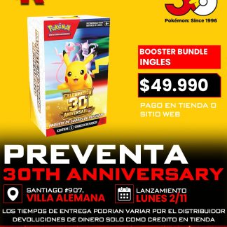 Preventa 30th Celebration - Booster Bundle Ingles