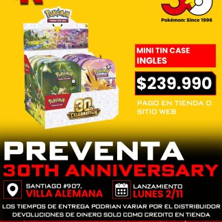 Preventa 30th Celebration - Mini Tin Case Ingles