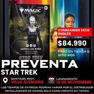 Preventa Commander Deck Star Trek - Ingles - Somos los Borg