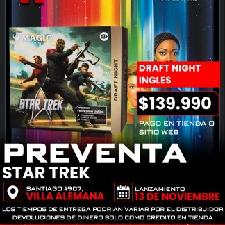Preventa Draft Night Star Trek Ingles