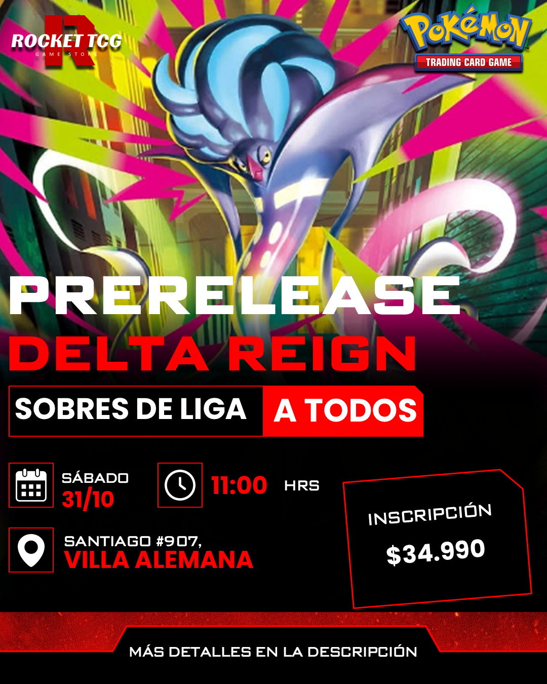 Prerelease Delta Reign 31 de Octubre 11:00 hrs